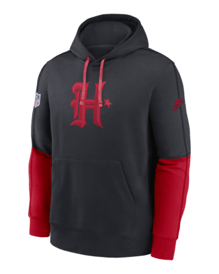 Houston Texans Logo Team Issue Club Men s Nike NFL Pullover Hoodie. Nike